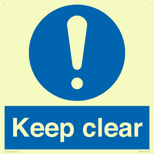 keep clear